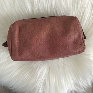 Authentic Gucci Pouch Guccissima pink bag